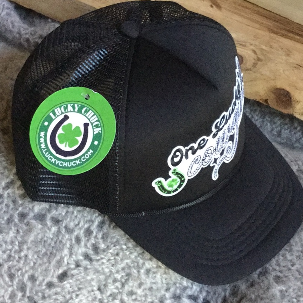 Lucky chuck trucker hat cowgirl rodeo horse show barrel racing travel vacay - Picture 5 of 7